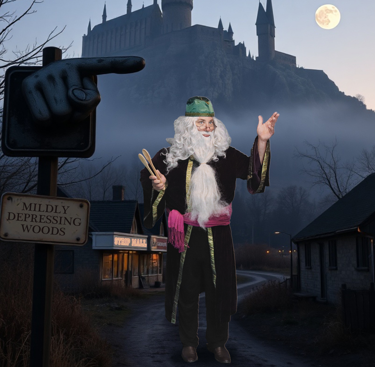 Professor Dumpling-Door outside